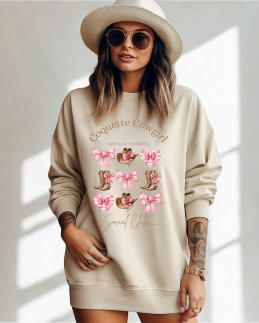 Coquette Cowgirl Sweatshirt